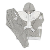 Windbreaker Set - Gray/White