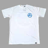 Circle of Excellence T-Shirt | White/Sky Blue