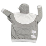 Windbreaker Set - Gray/White