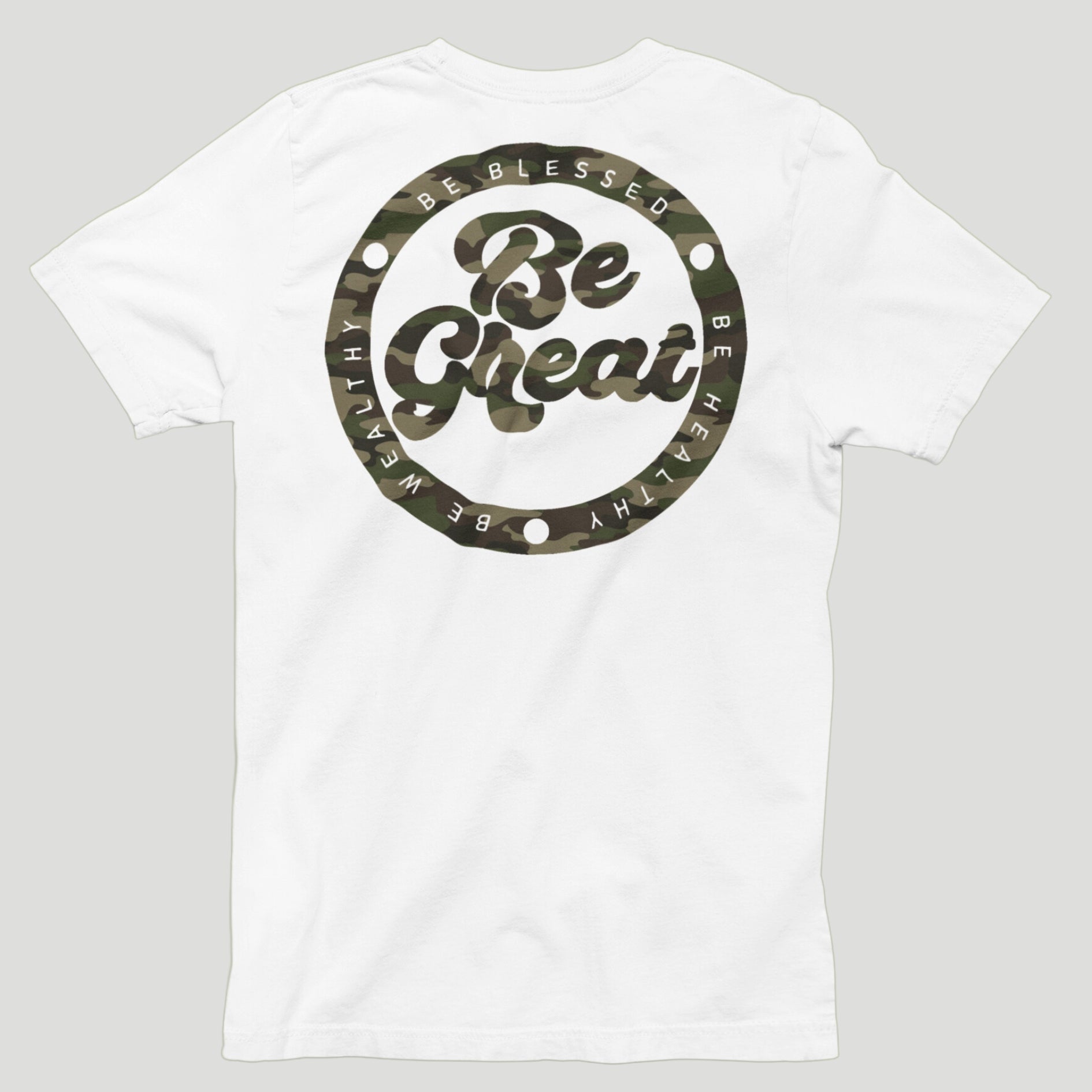 Circle of Excellence T-Shirt | White & Camo