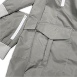 Windbreaker Set - Gray/White