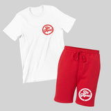 Circle of Excellence T-shirt & Shorts Set | Red & White