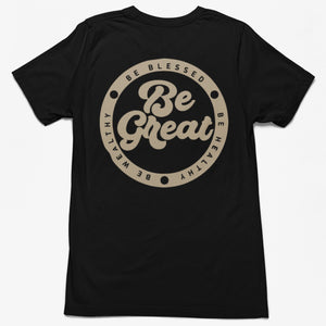 Circle of Excellence T-Shirt | White/Khaki