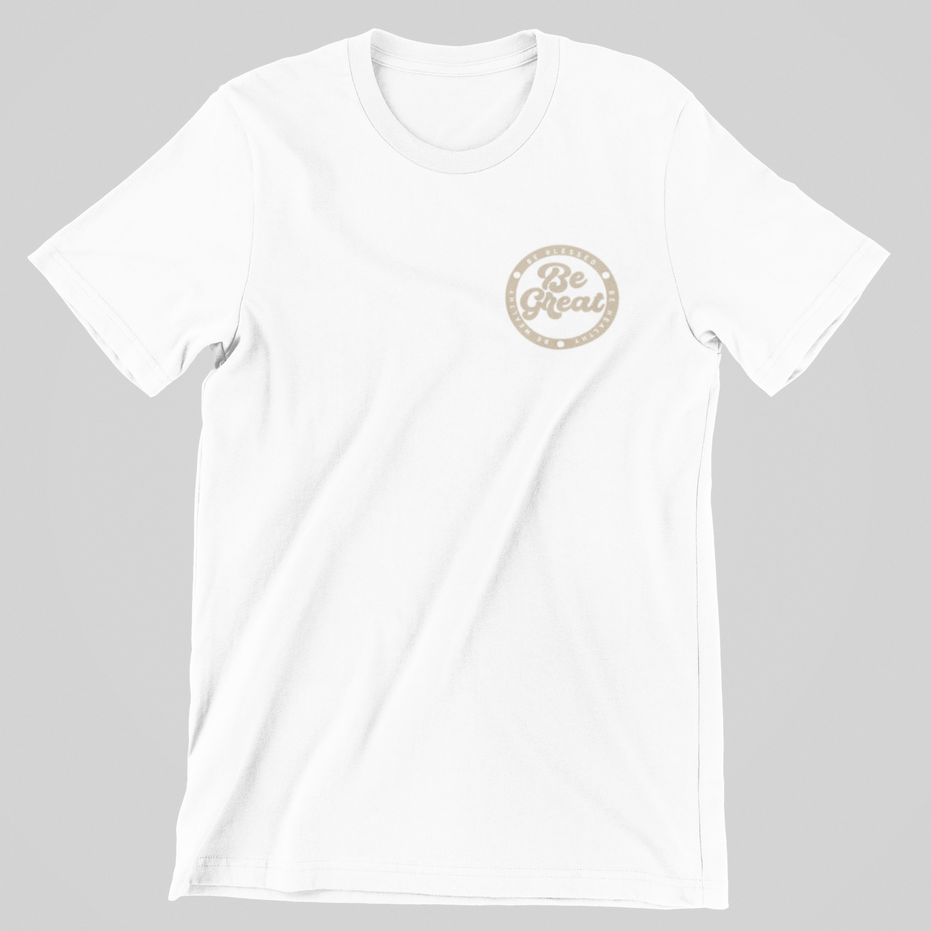 Circle of Excellence T-Shirt | White/Khaki